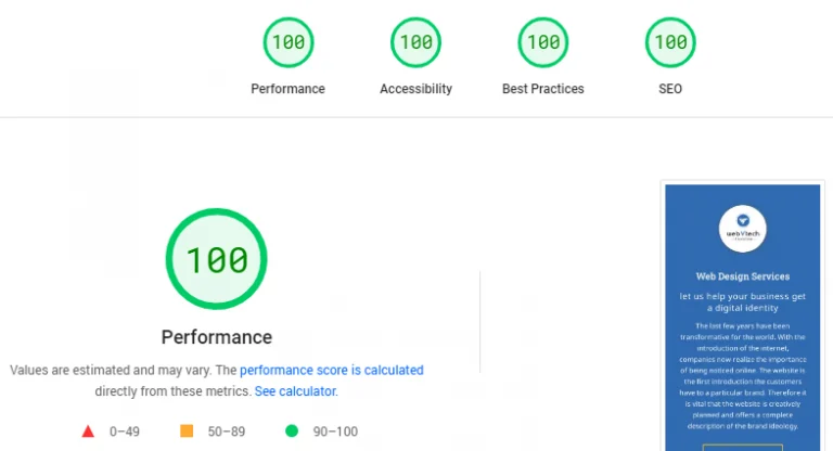 Website speed optimization